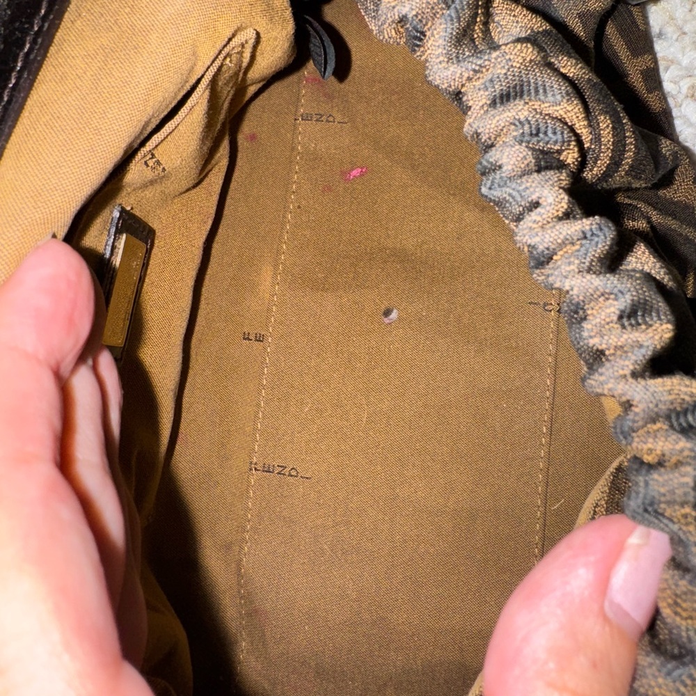 Fendi Brown and Black Satchel with Iconic Monogram - Picture 6 of 11